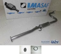Imasaf Auspuff Mitteltopf+ZubehöR für Honda Civic III Hatchback 1.6 I 16V Vtec