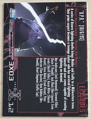 1996 Topps The X Files Season 3 Cards 1 - 72 - You Pick - Truth is Out Parallel - Picture 33 of 158