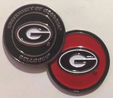Georgia Bulldogs Golf Ball Marker  New