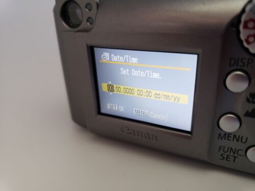 Vgc Working Silver Canon PowerShot A410 3.2MP Digital Camera 3POSTUK - Picture 5 of 11