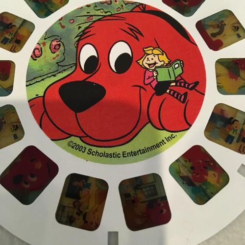 2003 View-Master Clifford The Big Red Dog A B C Reels Tested Works! - Picture 2 of 6