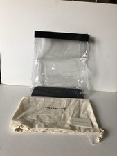 Simon Miller Clear Fold Over Clutch Xl Lunch Bag 30 Cm