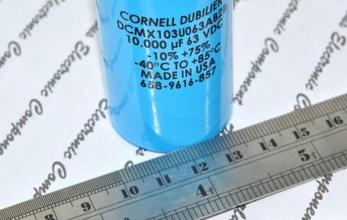 1pcs - CDE 10000uF 63V Screw Terminal Electrolytic Capacitor - DCMX103U063AB2B - Picture 5 of 5