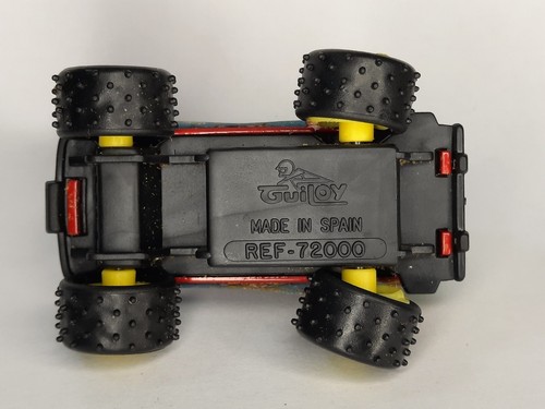 GUILOY red Range Rover 4x4 rallye/raid 1/64 Made in Spain no Guisval vintage car - Imagen 5 de 9