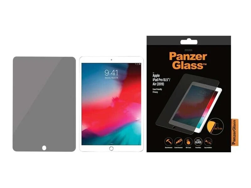 PanzerGlass Apple iPad Pro 10.5” / iPad Air (2019) Privacy Screen Protector - Image 3 of 4