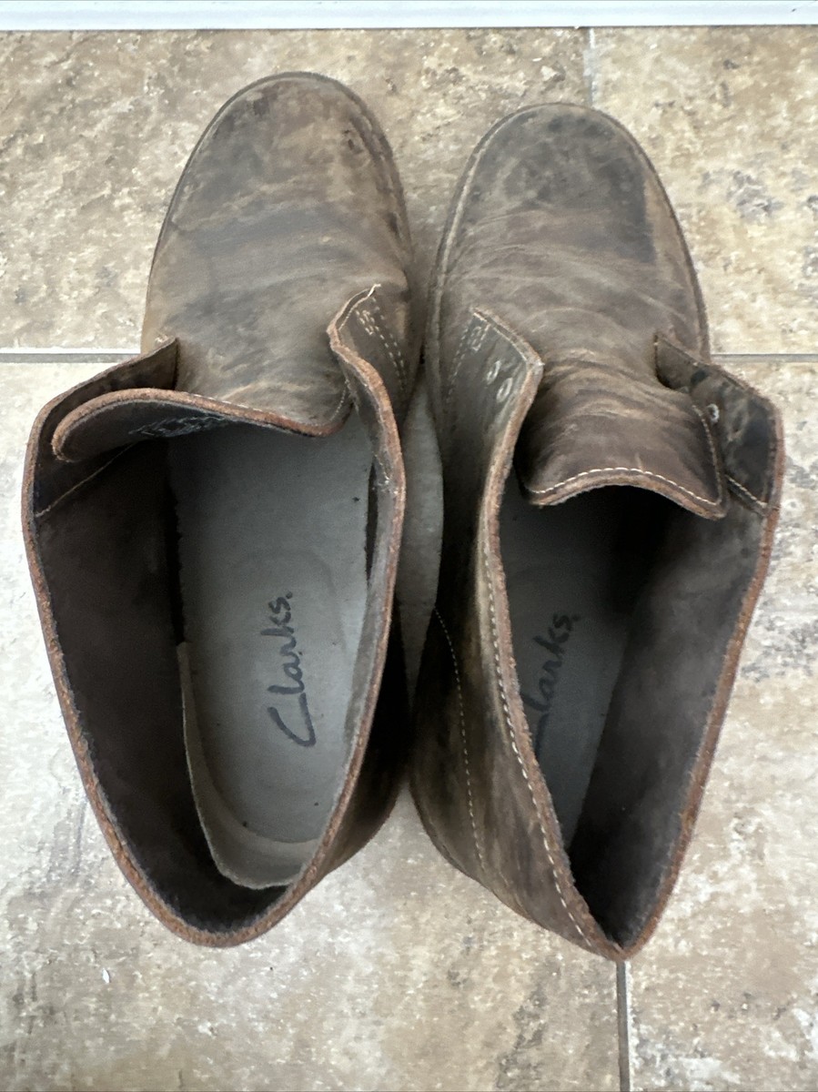 Clarks 15522 Brown Leather Casual Desert Chukka Ankle Boots Mens 9M No Laces Clarks | Shoes | Clarks 5522 Brown Leather Casual Desert  main image 2