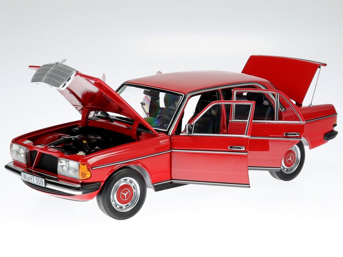 MERCEDES BENZ 200 W123 1982 Red 1/18 NOREV 183714 for sale MERCEDES BENZ 200 W123 1982 Red 1/18 NOREV 183714 for sale