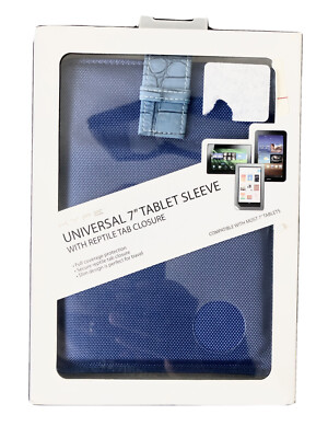 HYPE brand Universal 7'' Tablet Sleeve with Reptile Tab Closure