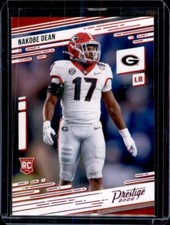 2022 Panini Chronicles Draft Picks - Prestige - Pink #21 - Nakobe Dean rc