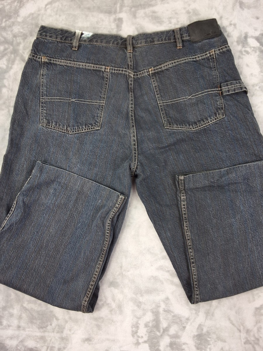 Vintage Sean John Jeans Mens 38X27 Blue Baggy Street Hip Hop Y2K