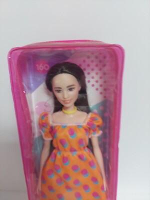 Barbie Fashionistas Doll #160 Polka Dot Orange Dress - NEW in Package | eBay