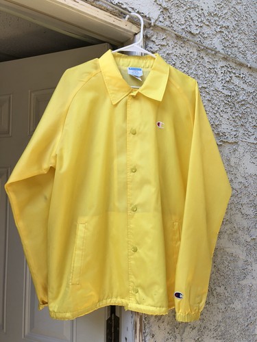 Yellow Champion Windbreaker Jacket 