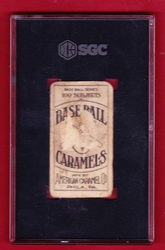 1909-11 E90-1 AMERICAN CARAMEL BOBBY WALLACE ST. LOUIS AMER. SGC 1 POBRE PATIO - Imagen 2 de 3