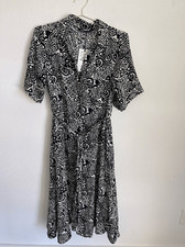 ZARA Midi Button Down Dress Size Small NWT