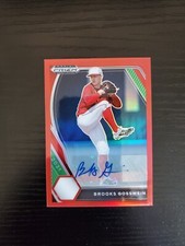 Brooks Gosswein - 2021 Panini Prizm Draft Picks Autograph - RED AUTO /50