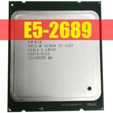 Intel Xeon E5 2689 LGA 2011 2.6GHz SR0L6 8 Core 16 Threads E5-2689 CPU Processor