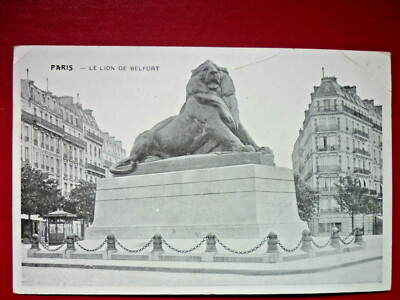 AK.  PARIS , Le Lion de Belfort 
