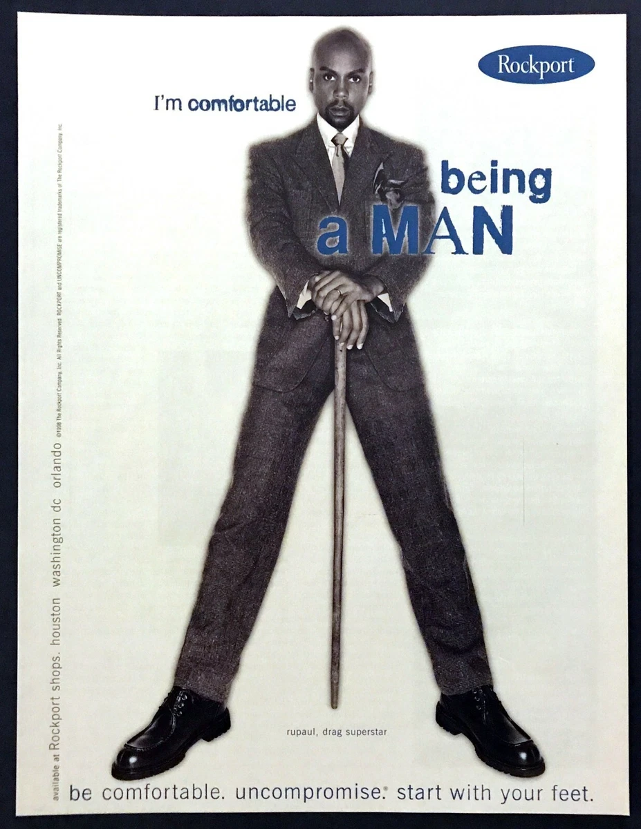 1998 Drag Superstar Rupaul in a Man s Suit photo Rockport Shoes