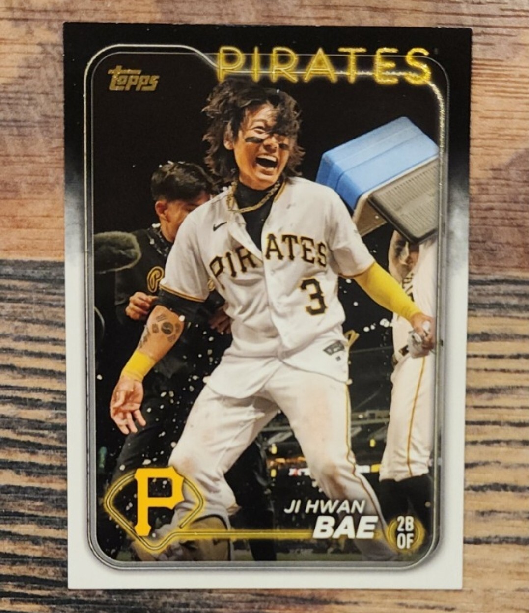 2024 Topps Series 1 JI HWAN BAE GOLDEN MIRROR IMAGE VARIATION SSP PIRATES #160