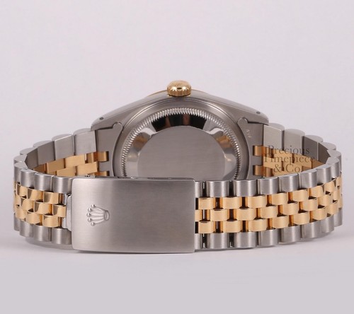 Rolex Datejust Two Tone Steel 18k Diamond Bezel-Diamond Lug-Gold Diamond Dial - Picture 5 of 5