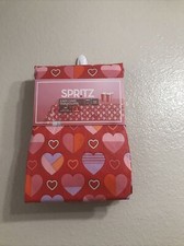 Spritz Heart Themed Easy Care Tablecloth PEVA 60 X 84 Oblong
