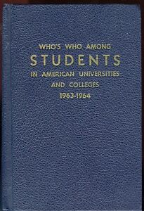 Whos Who Among Students In American Universities ...