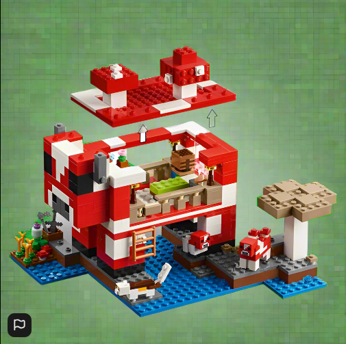 LEGO Minecraft: Mooshroom House (21270) | eBay
