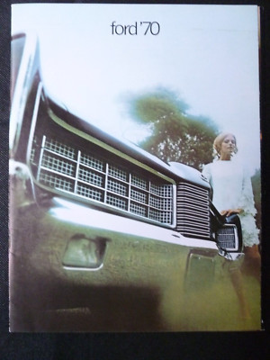 1970 Fords LTD/Brougham/ Galaxie Auto Dealer Sales Brochure