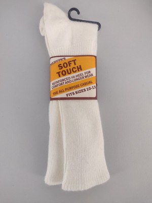 Vintage Mervyn's Soft Touch All Purpose Casual Hi-Heel Comfort Socks Women 10-13