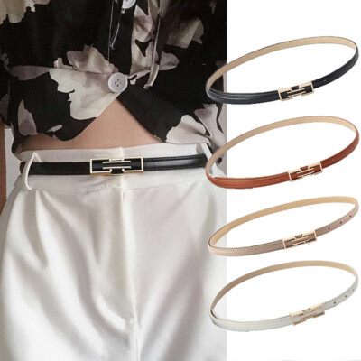 Mesdames Schlank Modische Taie Ceinture Robe Hackfleisch Dünne Pudergürtel I  