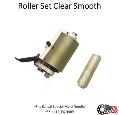 New Roller Set Rubber Clear for Kansai Special FX-4412