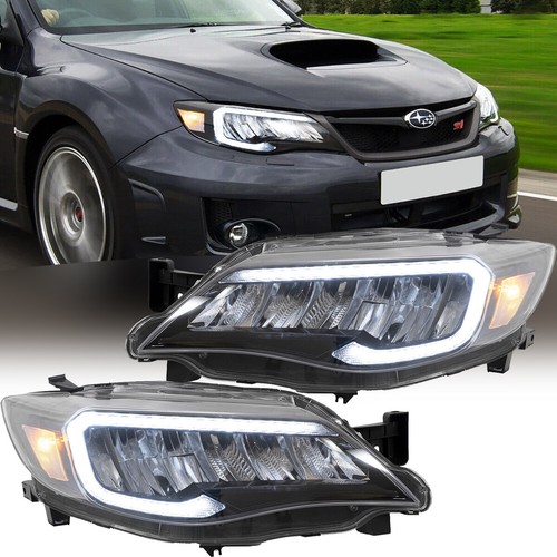 VLAND FULL LED Headlights For 3th Gen Subaru Impreza 2008-11 WRX 13-14 w/Startup - Picture 4 of 12