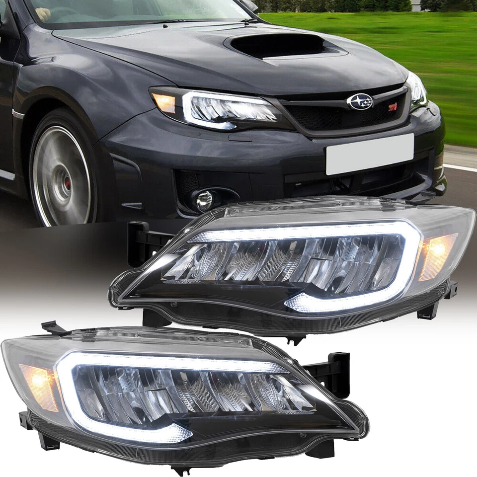 VLAND FULL LED Reflector Headlights For Subaru Impreza 2008-2011/WRX 2008-2014 - image 3 of 4