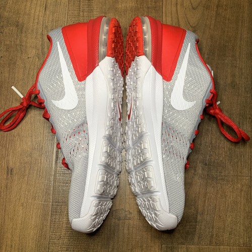 Nike Air Max Typha Flywire Shoes Grey Red 820198-011 Men’s Size 8 NEW - Picture 4 of 6