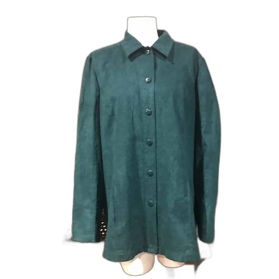Chaqueta Blazer Nordstrom Verde Oscuro Grande L Foto 3 de 4
