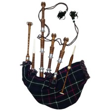 CC Highland Bagpipes Rosewood Silver Amounts/Scottish Bagpipes with Tutor Book