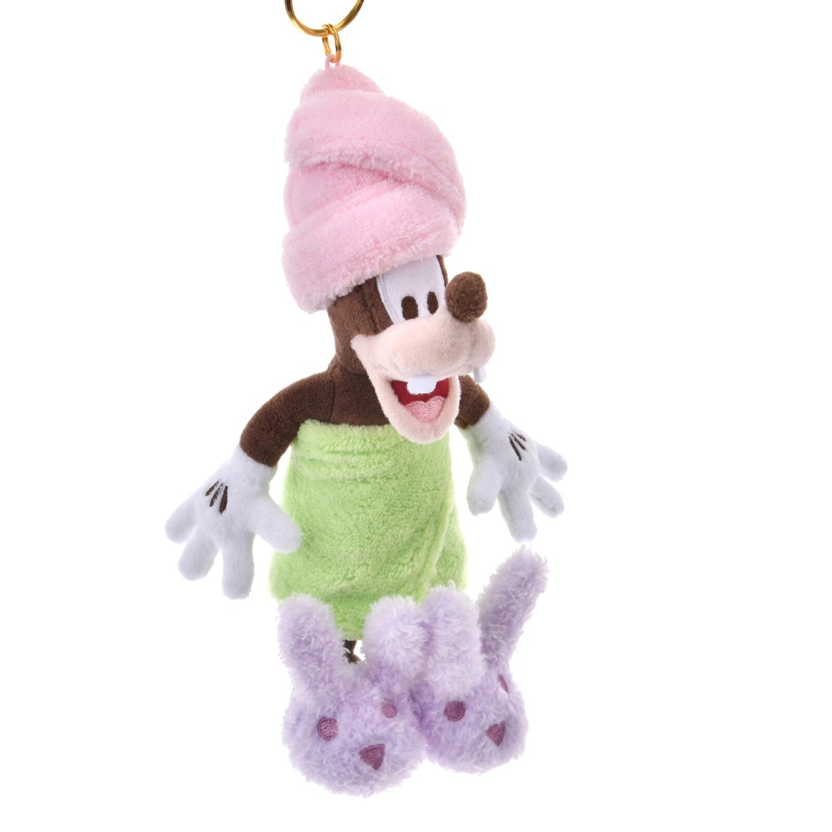 Japan Tokyo Disney Store Goofy Plush Toy Keychain GOOFY