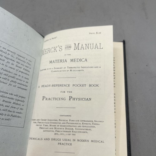 Merck's 1899 Manual Materia Medica 1st Edition Reprint 100th Anniversary Medical - Picture 9 of 21