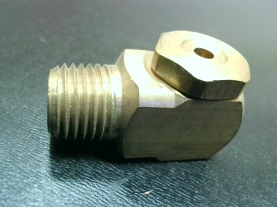 Spraying Systems 1/4B-3 WhirlJet 90 Degree Brass Nozzle-New No Box