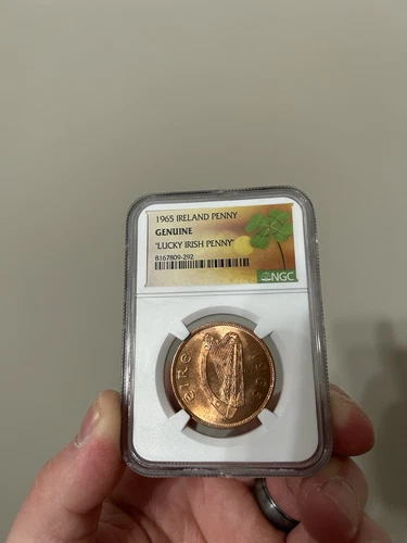 1965 Ireland Penny ***NGC Genuine***         "LUCKY IRISH PENNY"