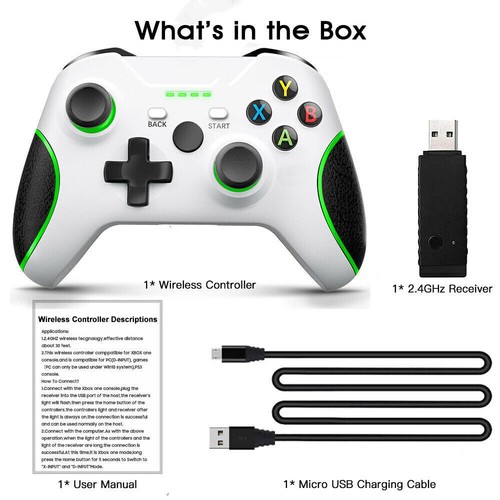 2.4GHz Wireless Controller For Microsoft Xbox One / S / X / E / Win 7 8 10 / PC - Picture 11 of 31