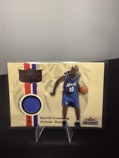 20-02 Fleer Platinum National Patch Time - Darrell Armstrong - Game Worn Jersey