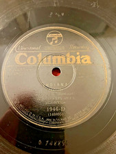 Columbia 78RPM Record #1946-D "Indiana" Mound City Blue Blowers
