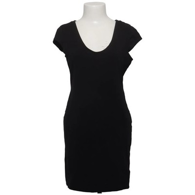 H&M Basic, Kleid, Größe: L, Schwarz, Baumwolle/Elasthan, Einfarbig, Damen #vf2
