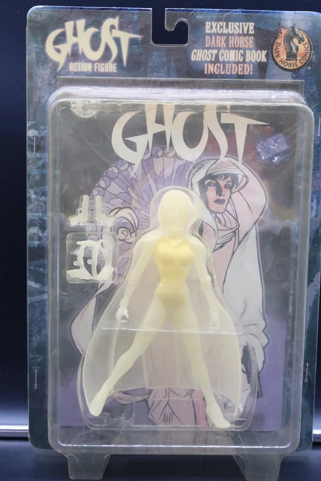 Figura de acción Dark Horse Comics Ghost Translucent Glow Variant 1998 rara Foto 2 de 4