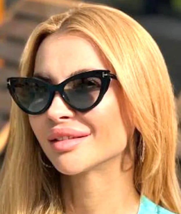 GAFAS DE SOL TOM FORD TF5896 001 NEGRAS CON LENTE CLIP/PÚRPURA HABANA 56-16 Foto 3 de 4