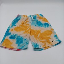 Nike Shorts Boys Large Multicolor Splash Tie Dye All Over Print