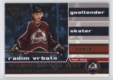 2001 Pacific Private Stock Titanium Three Star Selections Radim Vrbata #25 2a8