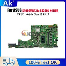 X411UA Motherboard For ASUS X411UV/UN X411UF/UQ S4200U R421U Mainboard W/CPU