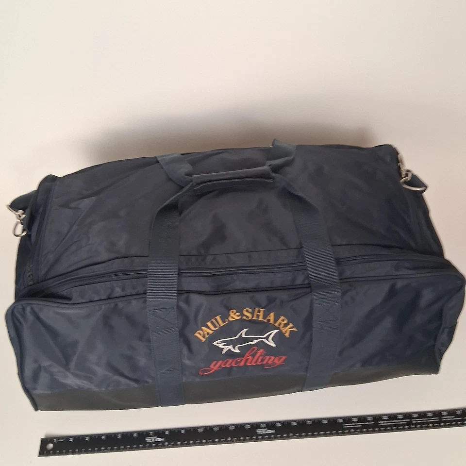Bolso de Lona Paul & Shark Yachting Azul Marino Resistente al Agua 26 pulgadas Foto 4 de 4